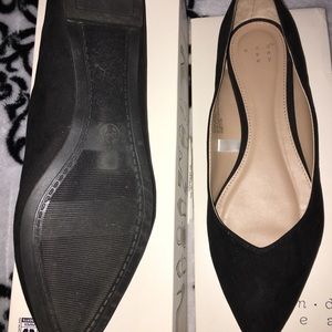 Black pointy Flats
